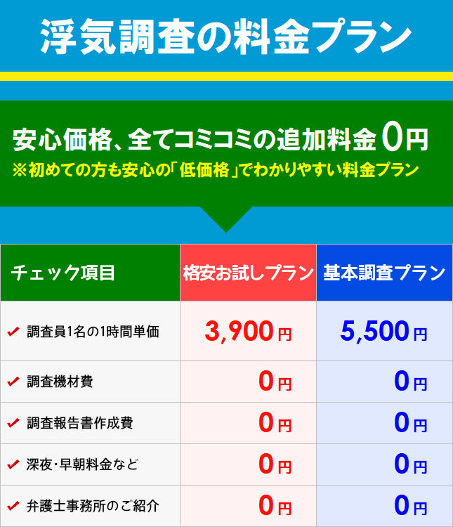 さいたま市中央区 格安 費用 浮気調査